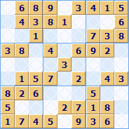 Gentle Sudoku Puzzle