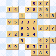 Moderate Sudoku Puzzle