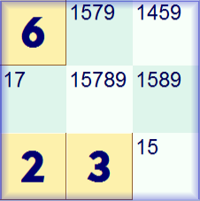 Samurai Sudoku Centre Bottom left corner