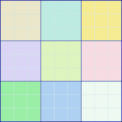 Regular Sudoku